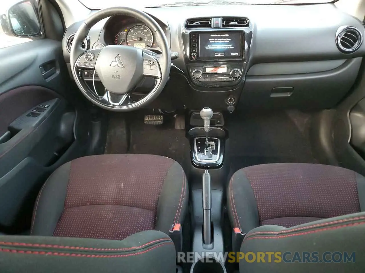 8 fotografías del automóvil dañado ML32FUFJ9PHF05857 MITSUBISHI MIRAGE 2023