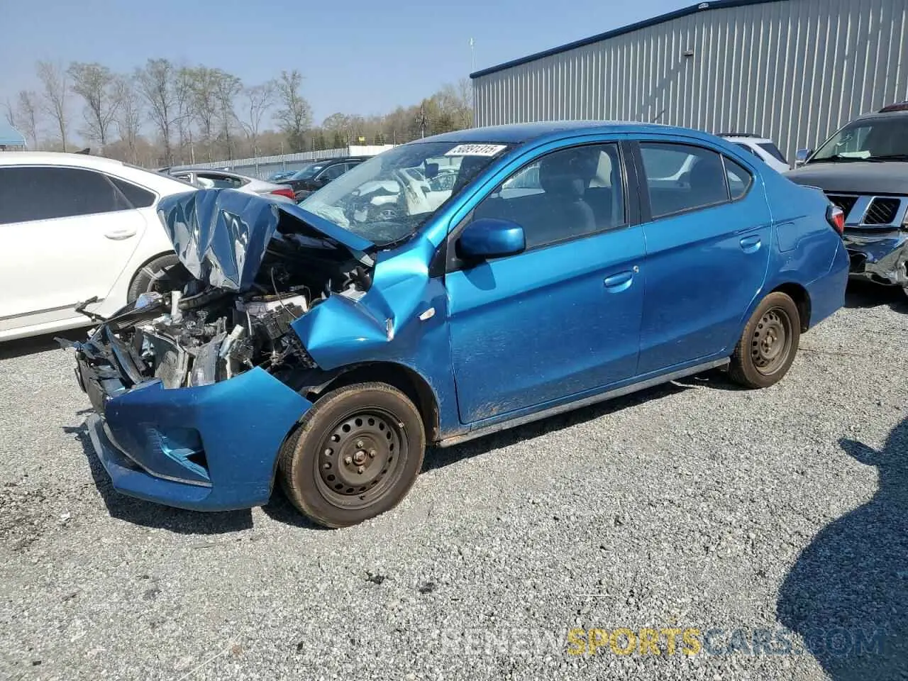 1 fotografías del automóvil dañado ML32FUFJ9PHF06037 MITSUBISHI MIRAGE 2023