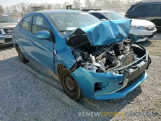 10 fotografías del automóvil dañado ML32FUFJ9PHF06037 MITSUBISHI MIRAGE 2023