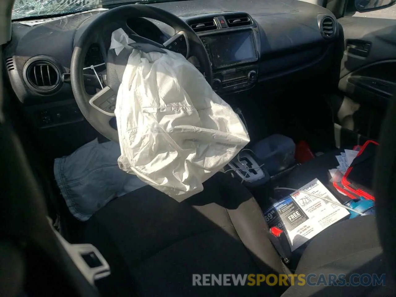 8 fotografías del automóvil dañado ML32FUFJXPHF01736 MITSUBISHI MIRAGE 2023