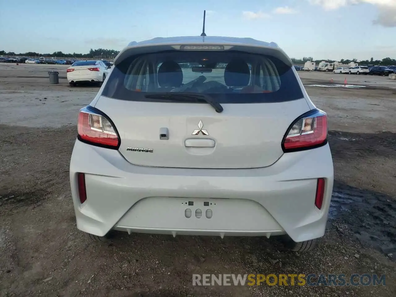 6 fotografías del automóvil dañado ML32AUHJ0RH000446 MITSUBISHI MIRAGE 2024