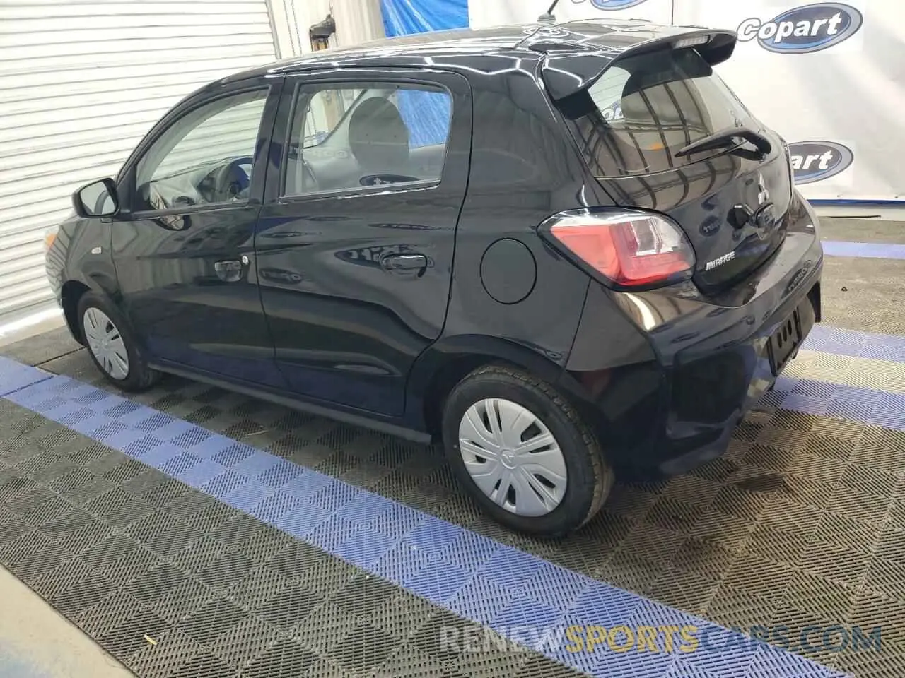 2 fotografías del automóvil dañado ML32AUHJ0RH002424 MITSUBISHI MIRAGE 2024