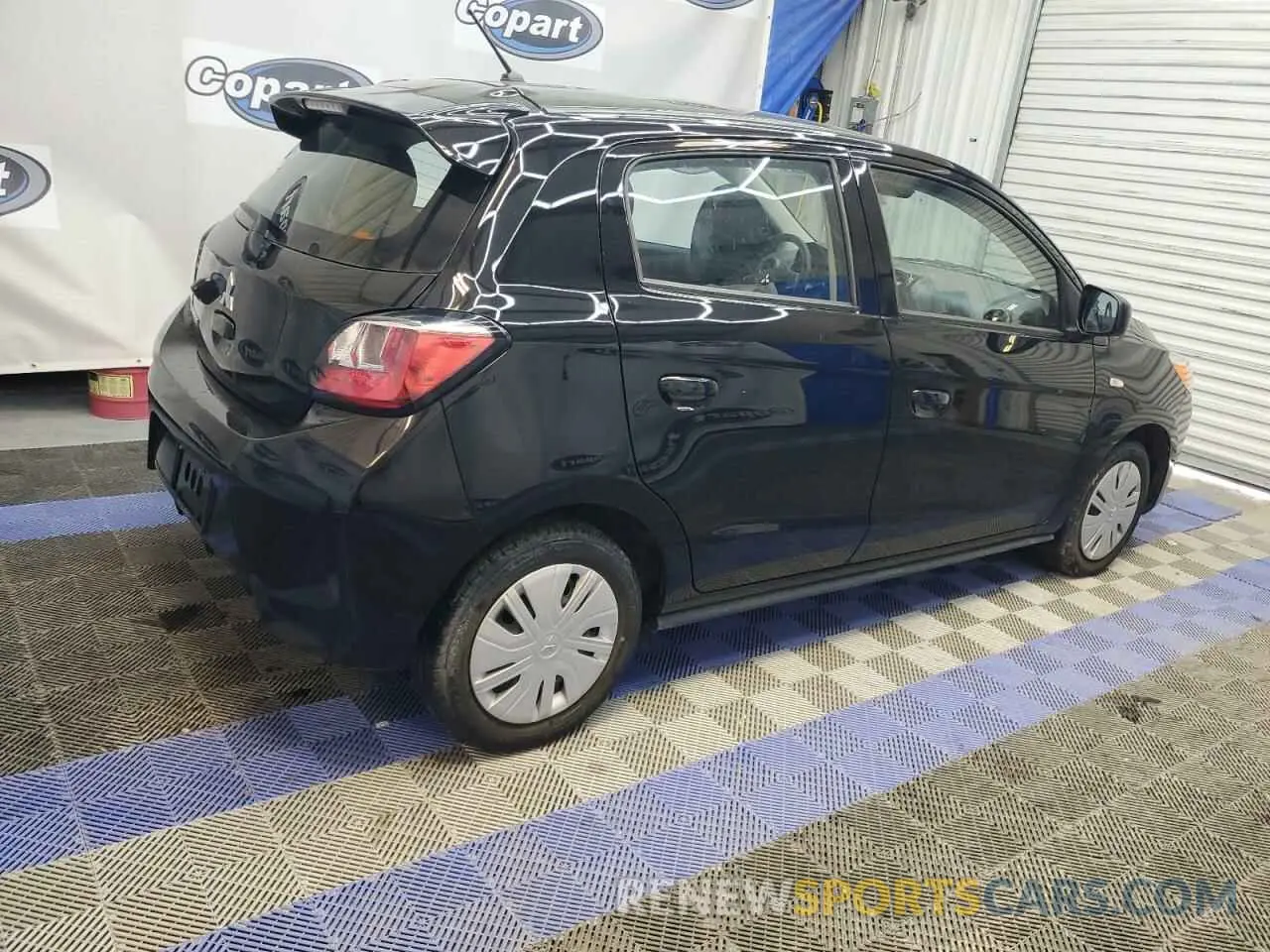 3 fotografías del automóvil dañado ML32AUHJ0RH002424 MITSUBISHI MIRAGE 2024
