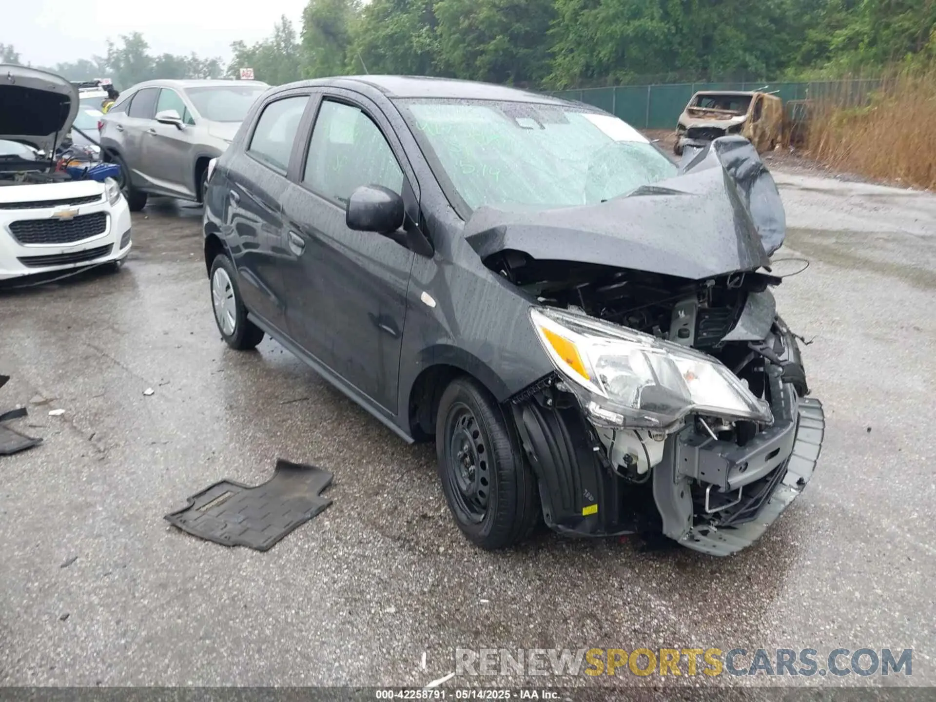 1 fotografías del automóvil dañado ML32AUHJ0RH003637 MITSUBISHI MIRAGE 2024