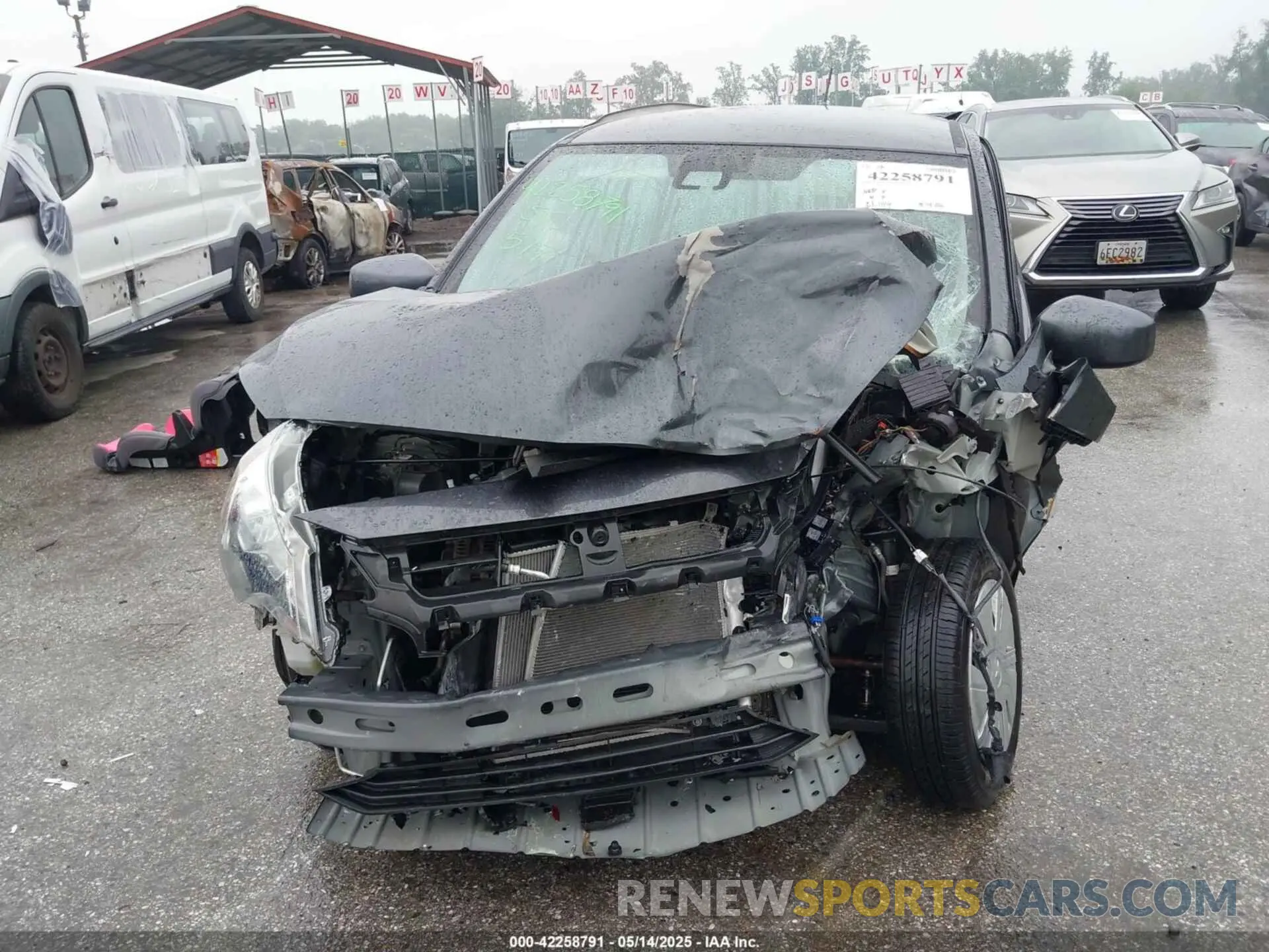 6 fotografías del automóvil dañado ML32AUHJ0RH003637 MITSUBISHI MIRAGE 2024