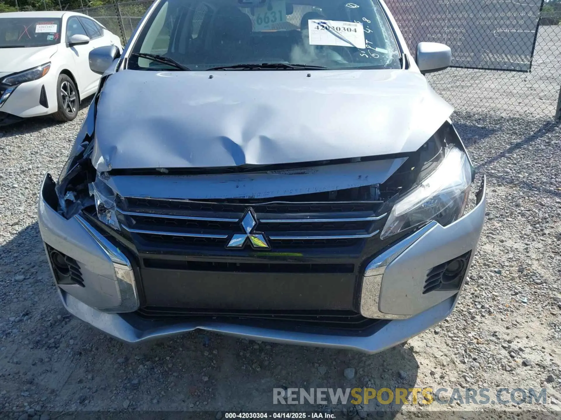 12 fotografías del automóvil dañado ML32AUHJ0RH009969 MITSUBISHI MIRAGE 2024