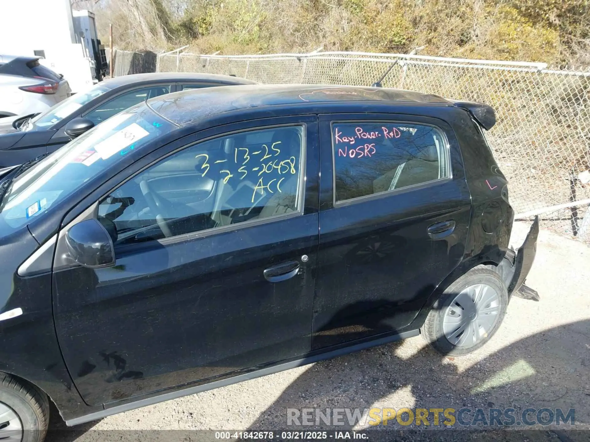 15 fotografías del automóvil dañado ML32AUHJ0RH010443 MITSUBISHI MIRAGE 2024