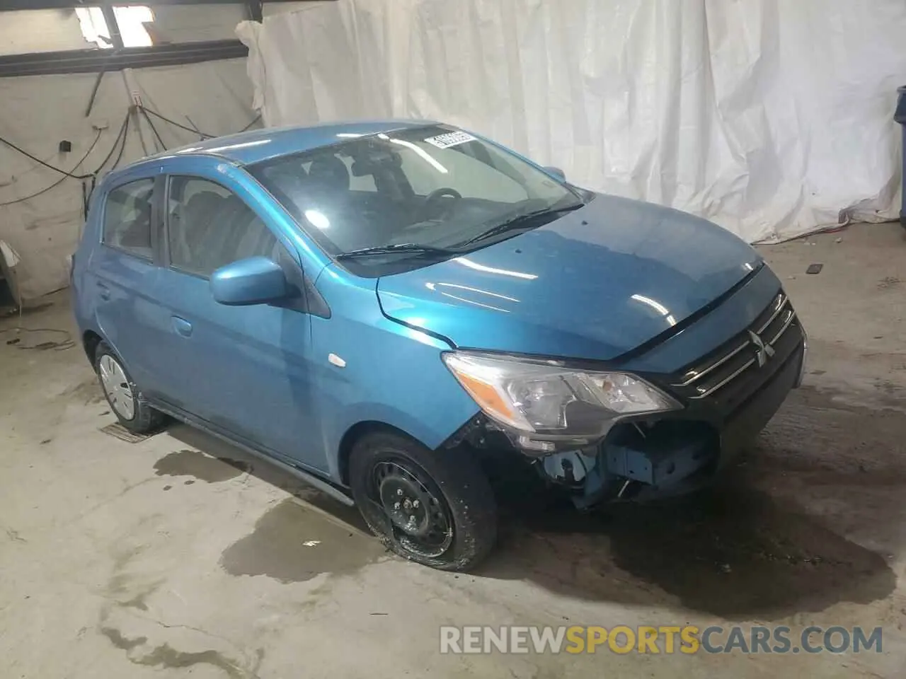 4 fotografías del automóvil dañado ML32AUHJ0RH011382 MITSUBISHI MIRAGE 2024