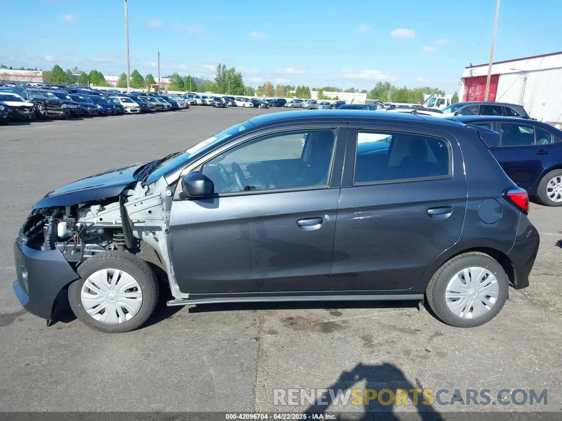 15 fotografías del automóvil dañado ML32AUHJ0RH012953 MITSUBISHI MIRAGE 2024