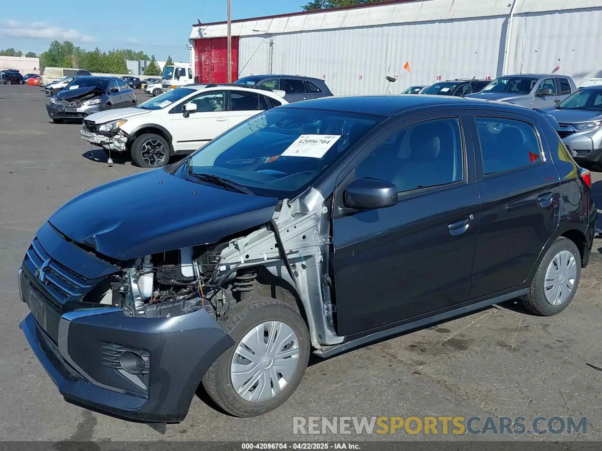 6 fotografías del automóvil dañado ML32AUHJ0RH012953 MITSUBISHI MIRAGE 2024