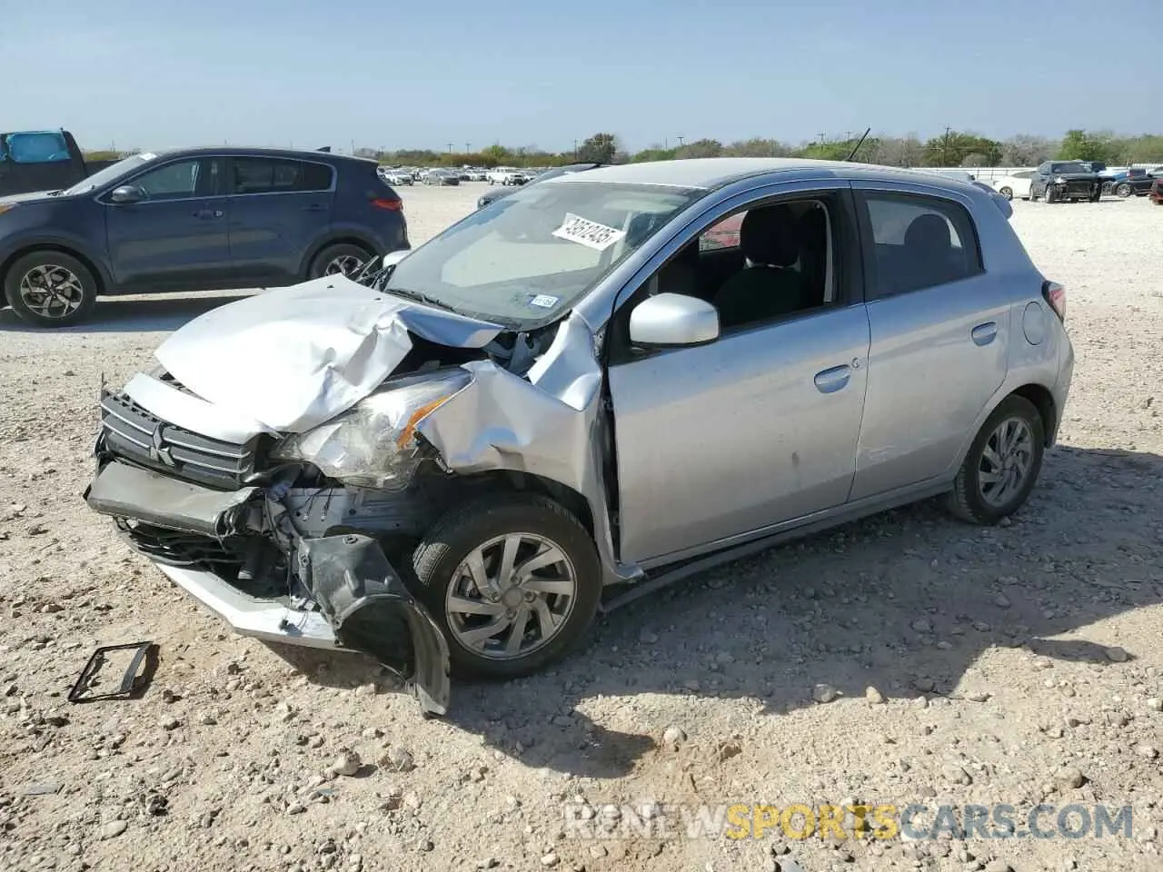 1 fotografías del automóvil dañado ML32AUHJ0RH013133 MITSUBISHI MIRAGE 2024