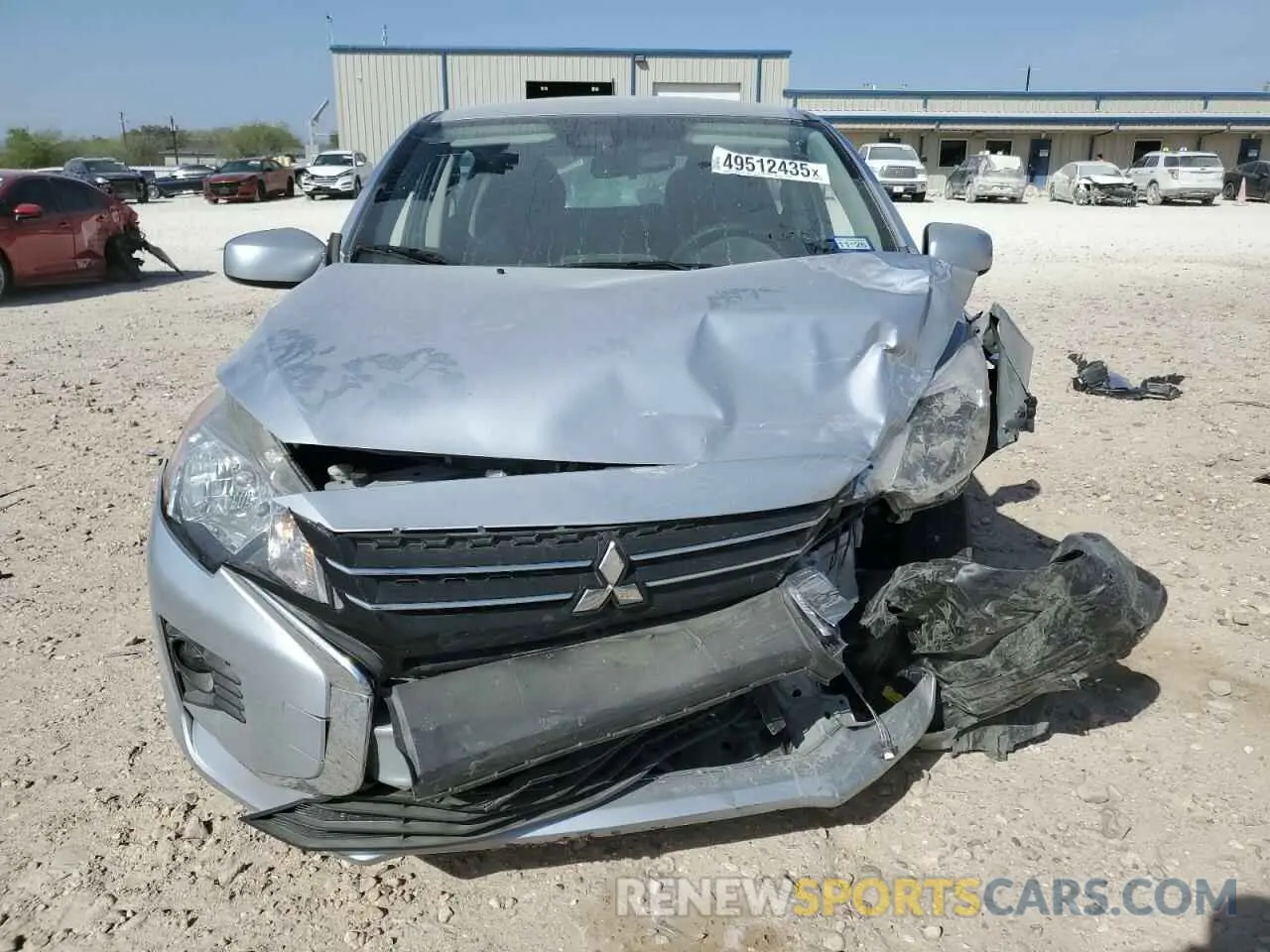 5 fotografías del automóvil dañado ML32AUHJ0RH013133 MITSUBISHI MIRAGE 2024