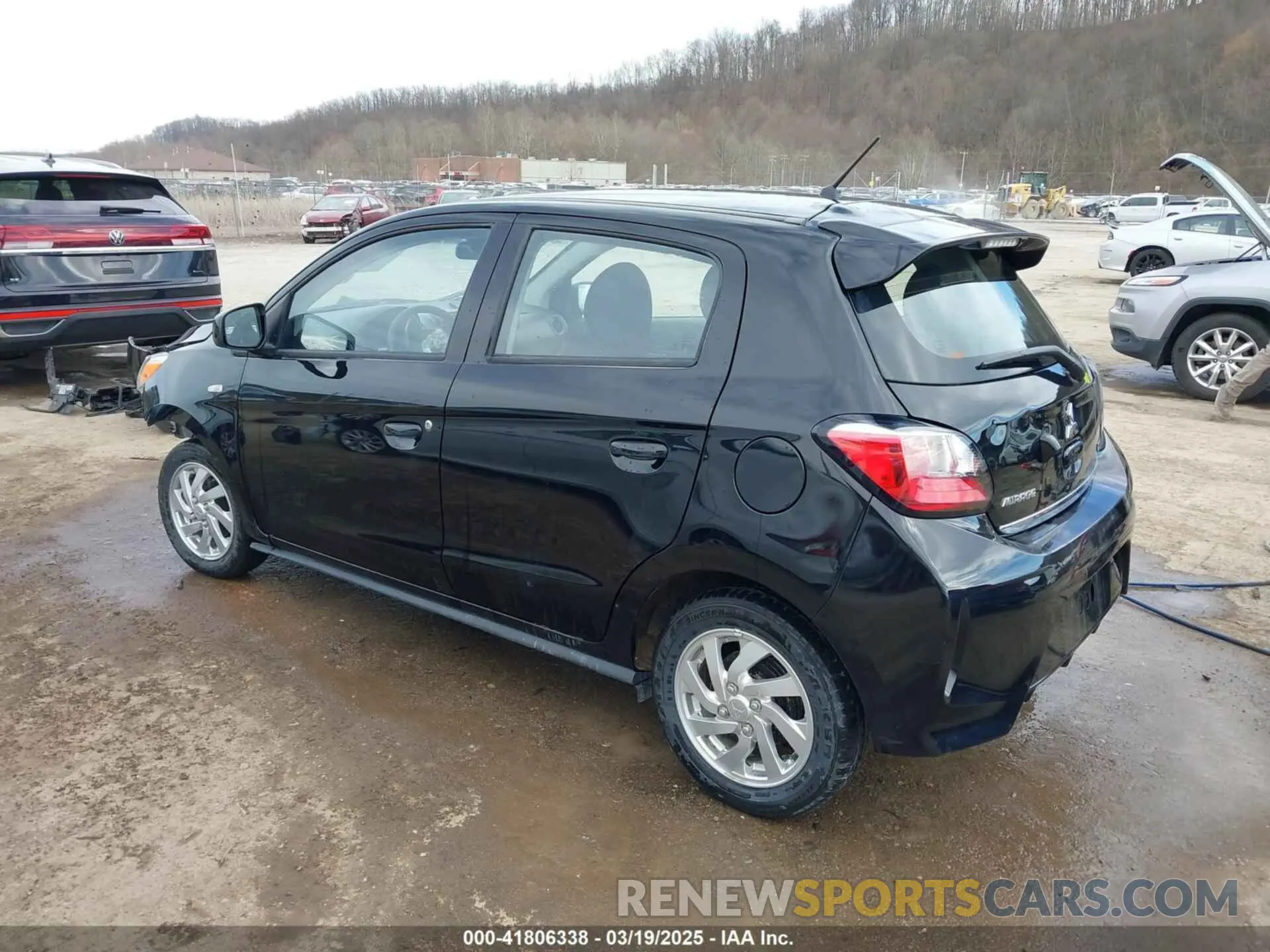 3 fotografías del automóvil dañado ML32AUHJ0RH013391 MITSUBISHI MIRAGE 2024