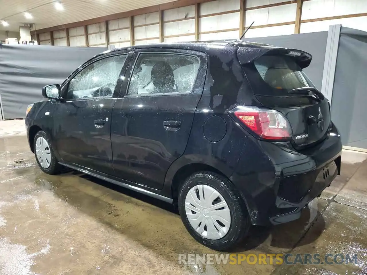 2 fotografías del automóvil dañado ML32AUHJ0RH016713 MITSUBISHI MIRAGE 2024
