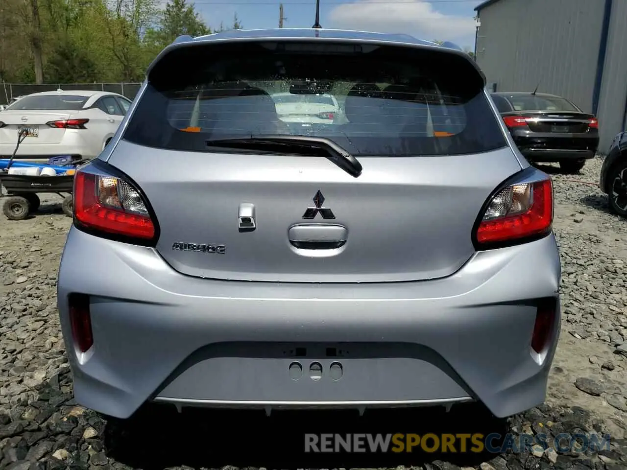 6 fotografías del automóvil dañado ML32AUHJ0RH017232 MITSUBISHI MIRAGE 2024
