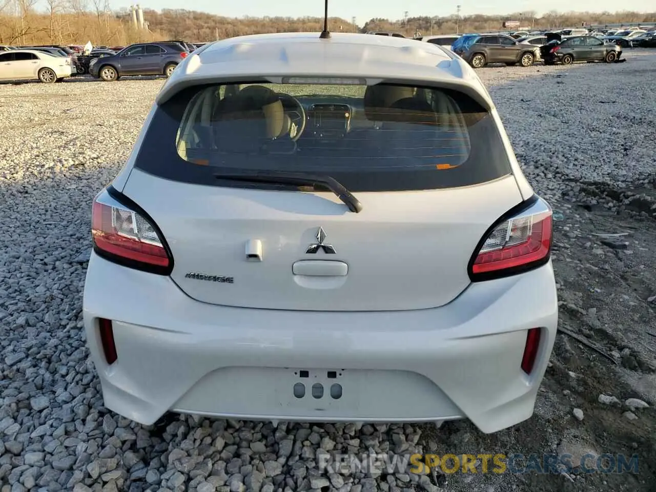 6 fotografías del automóvil dañado ML32AUHJ0RH018686 MITSUBISHI MIRAGE 2024