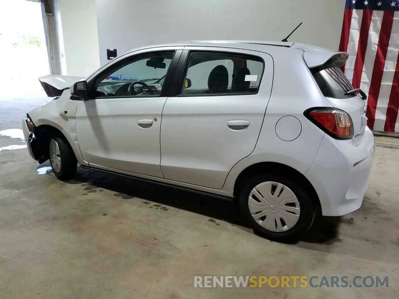 2 fotografías del automóvil dañado ML32AUHJ0RH018798 MITSUBISHI MIRAGE 2024