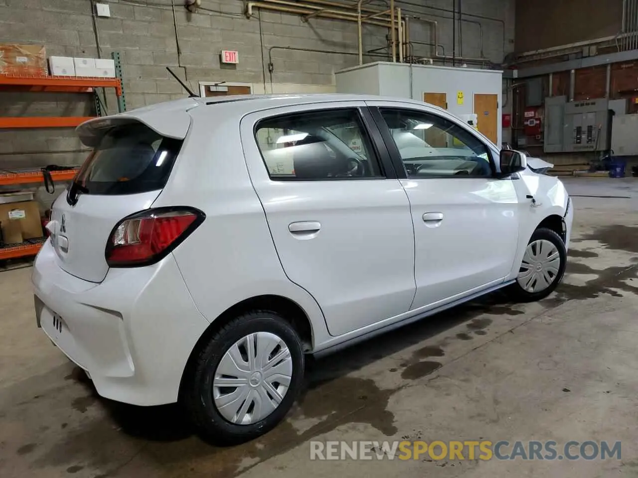 3 fotografías del automóvil dañado ML32AUHJ0RH018798 MITSUBISHI MIRAGE 2024