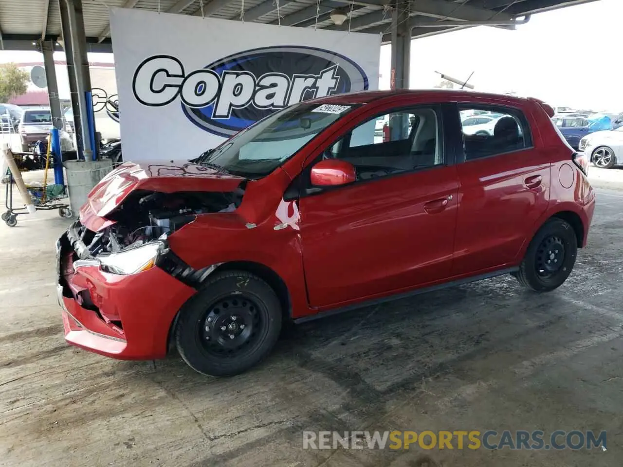 1 fotografías del automóvil dañado ML32AUHJ0RH019031 MITSUBISHI MIRAGE 2024