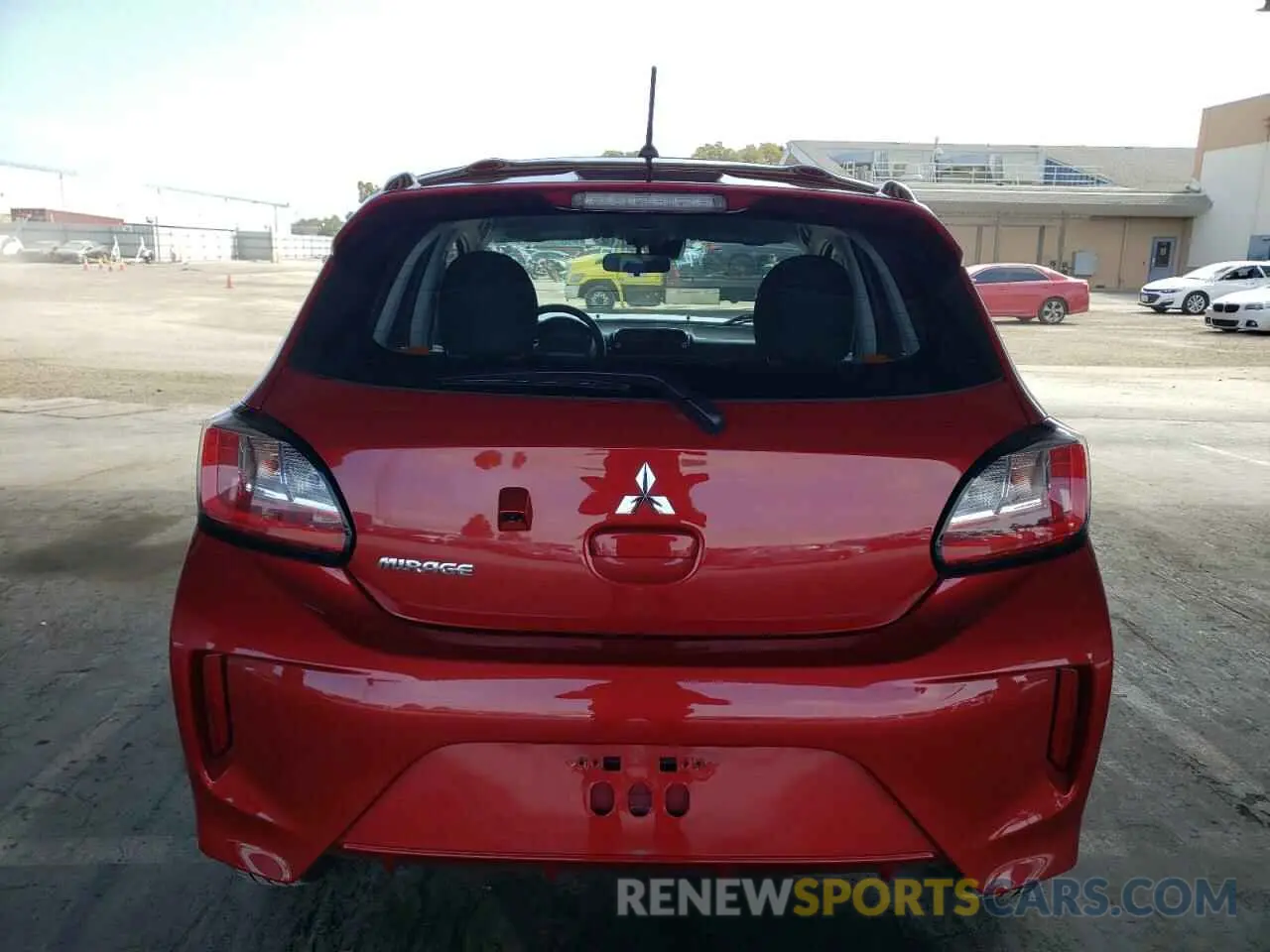 6 fotografías del automóvil dañado ML32AUHJ0RH019031 MITSUBISHI MIRAGE 2024