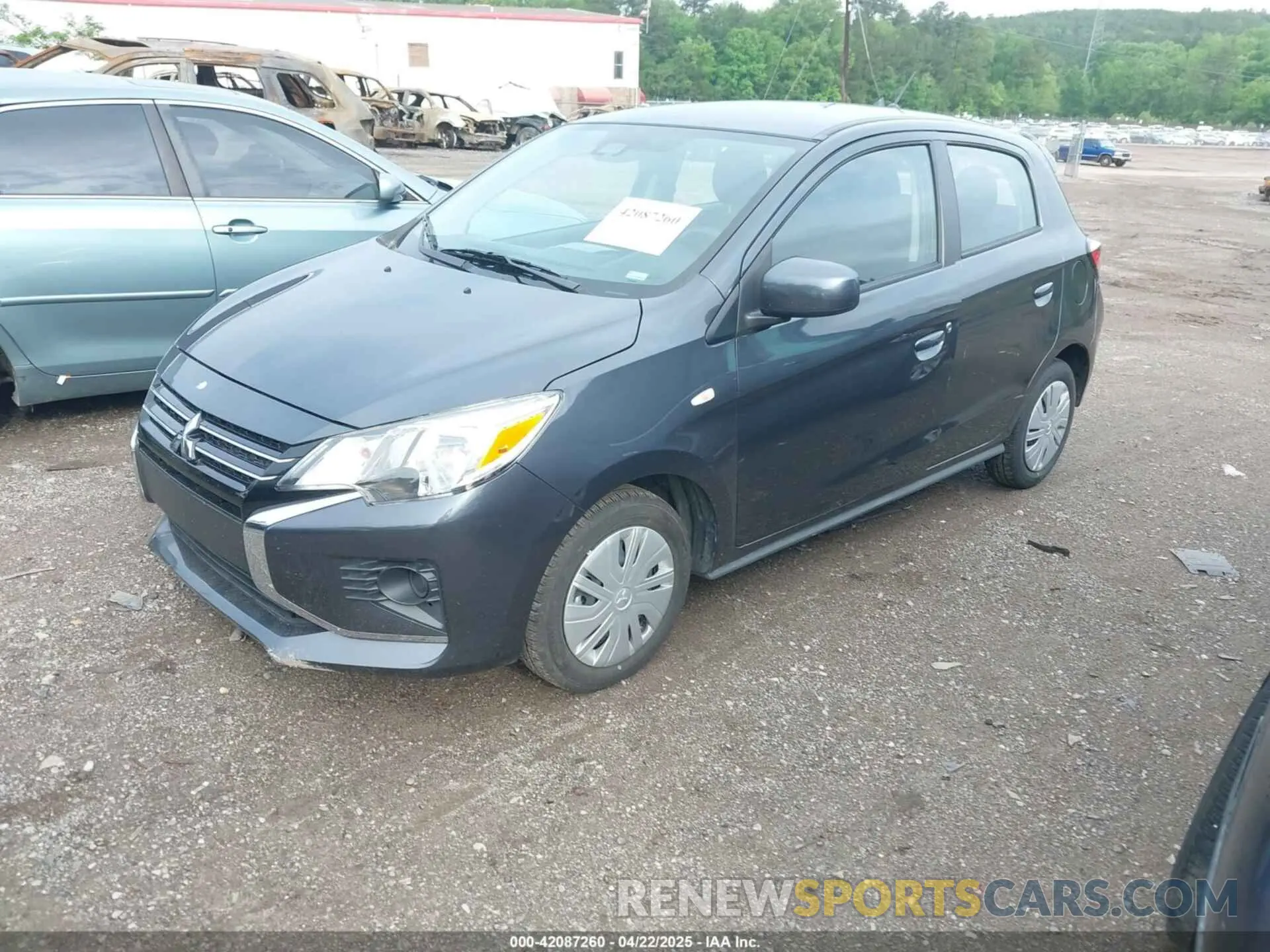 2 fotografías del automóvil dañado ML32AUHJ0RH022897 MITSUBISHI MIRAGE 2024