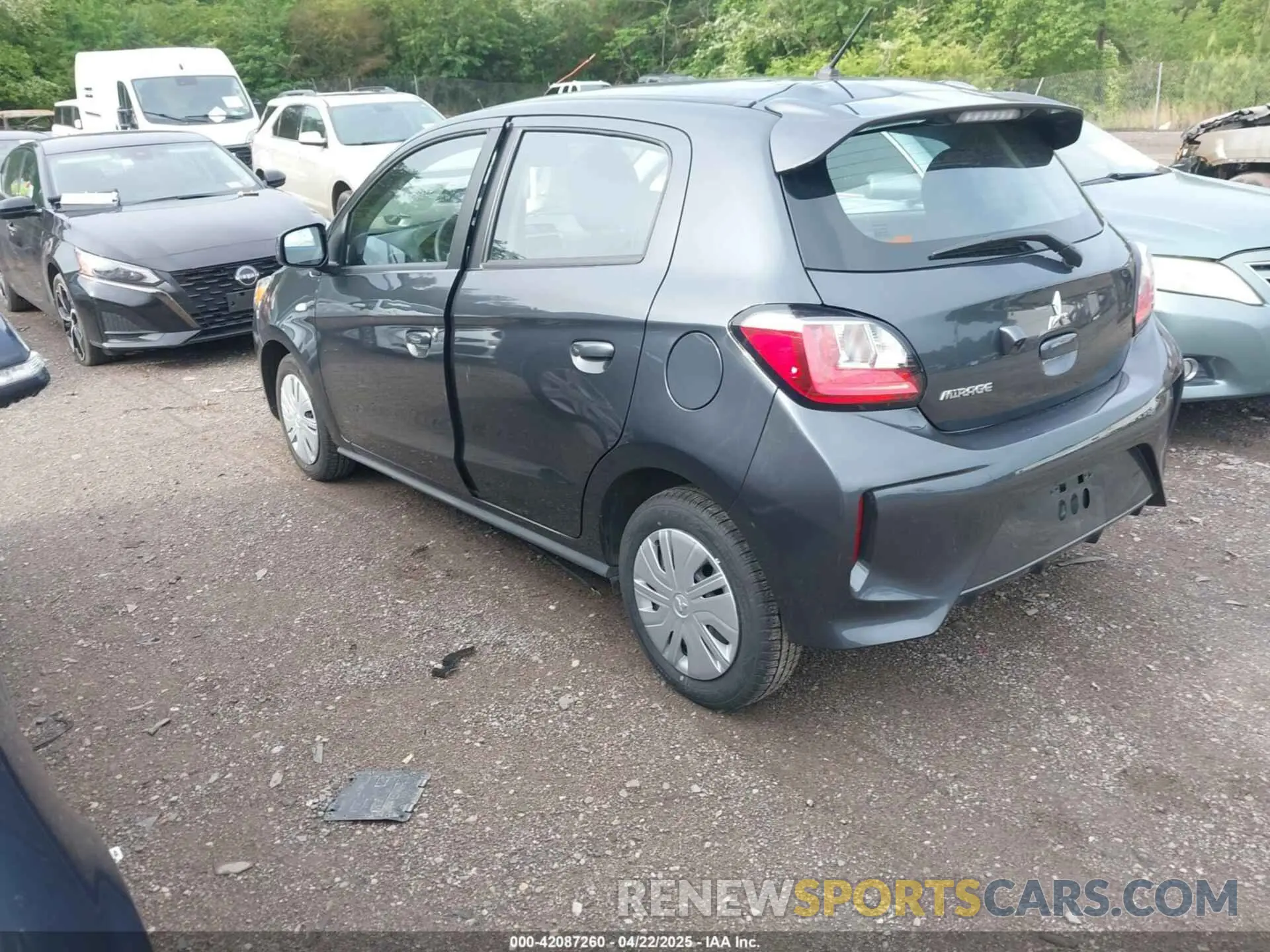 3 fotografías del automóvil dañado ML32AUHJ0RH022897 MITSUBISHI MIRAGE 2024