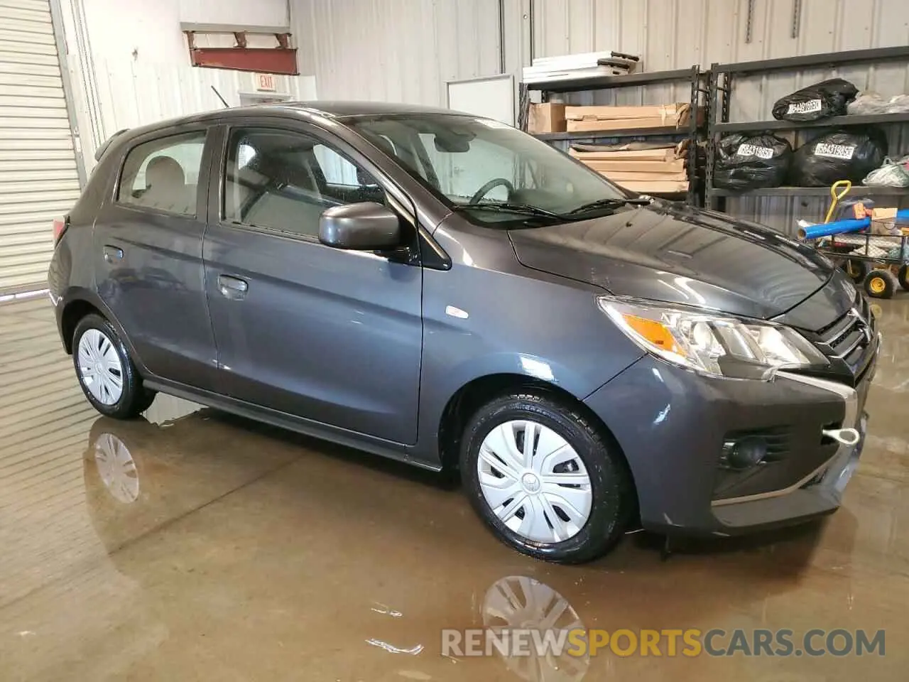 4 fotografías del automóvil dañado ML32AUHJ0RH023502 MITSUBISHI MIRAGE 2024