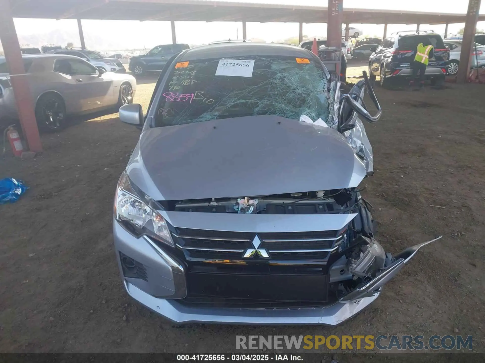 11 fotografías del automóvil dañado ML32AUHJ0RH027047 MITSUBISHI MIRAGE 2024