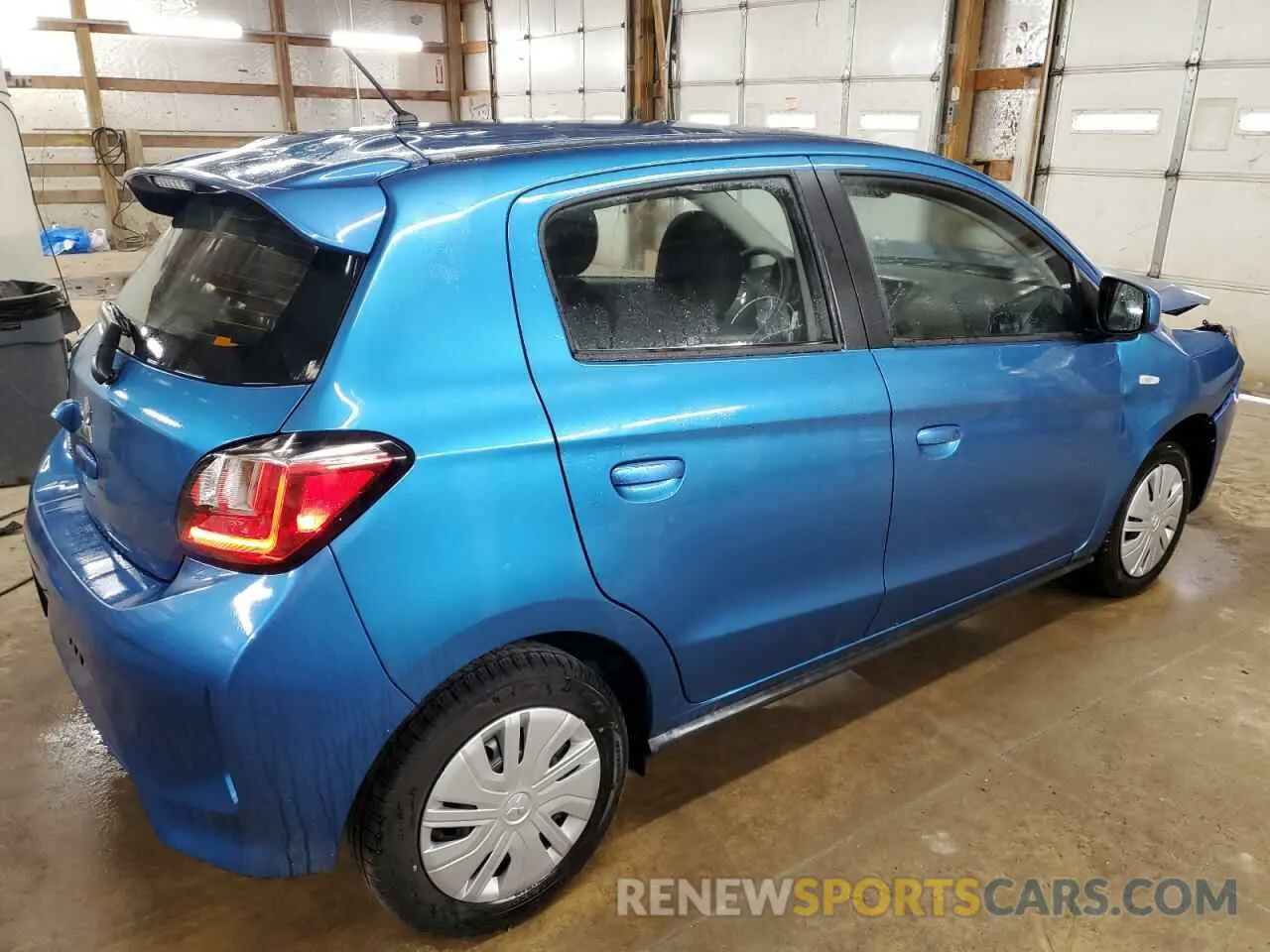 3 fotografías del automóvil dañado ML32AUHJ0RH027601 MITSUBISHI MIRAGE 2024