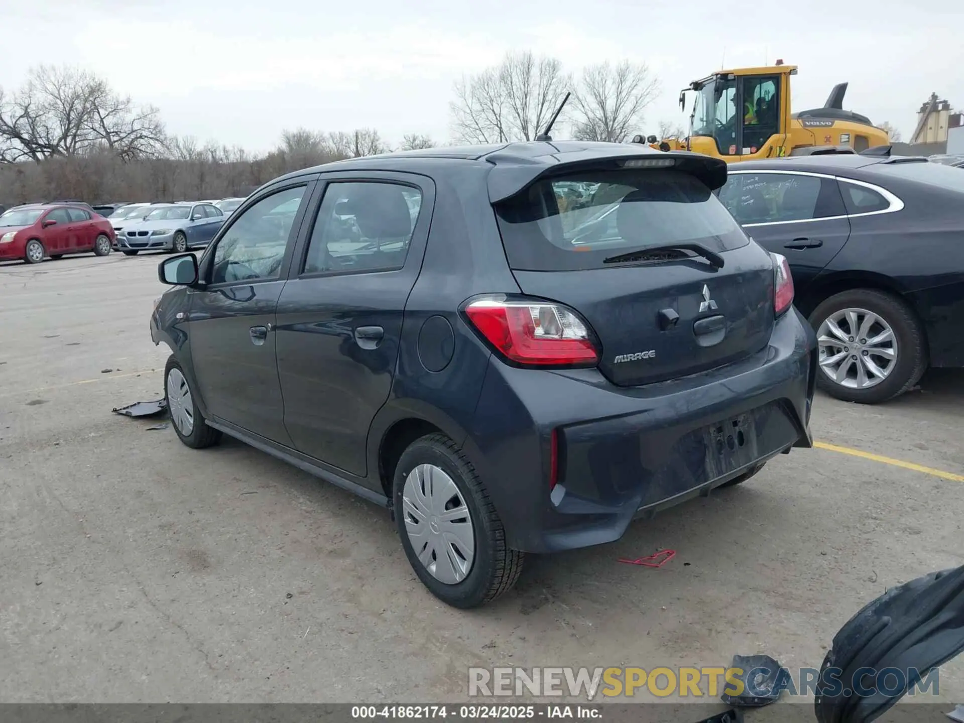 3 fotografías del automóvil dañado ML32AUHJ0RH032815 MITSUBISHI MIRAGE 2024