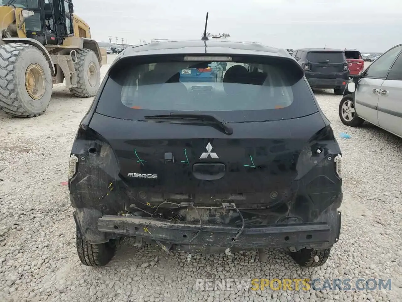 6 fotografías del automóvil dañado ML32AUHJ1RH001203 MITSUBISHI MIRAGE 2024