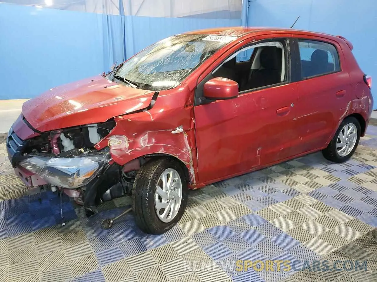 1 fotografías del automóvil dañado ML32AUHJ1RH004506 MITSUBISHI MIRAGE 2024