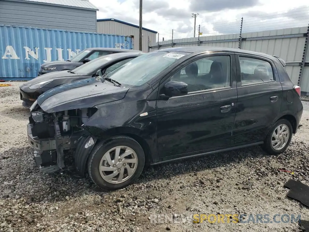 1 fotografías del automóvil dañado ML32AUHJ1RH006465 MITSUBISHI MIRAGE 2024