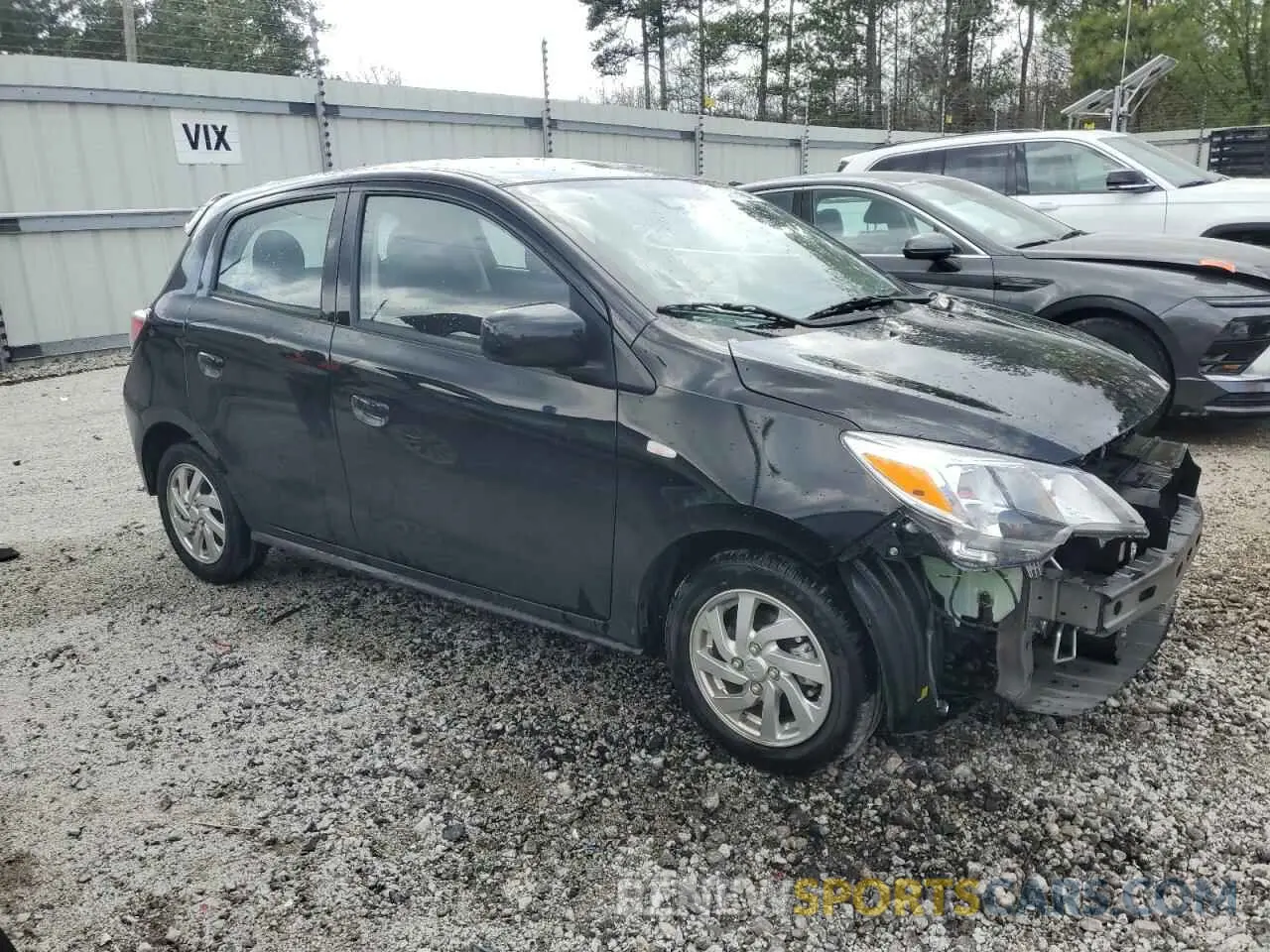 4 fotografías del automóvil dañado ML32AUHJ1RH006465 MITSUBISHI MIRAGE 2024