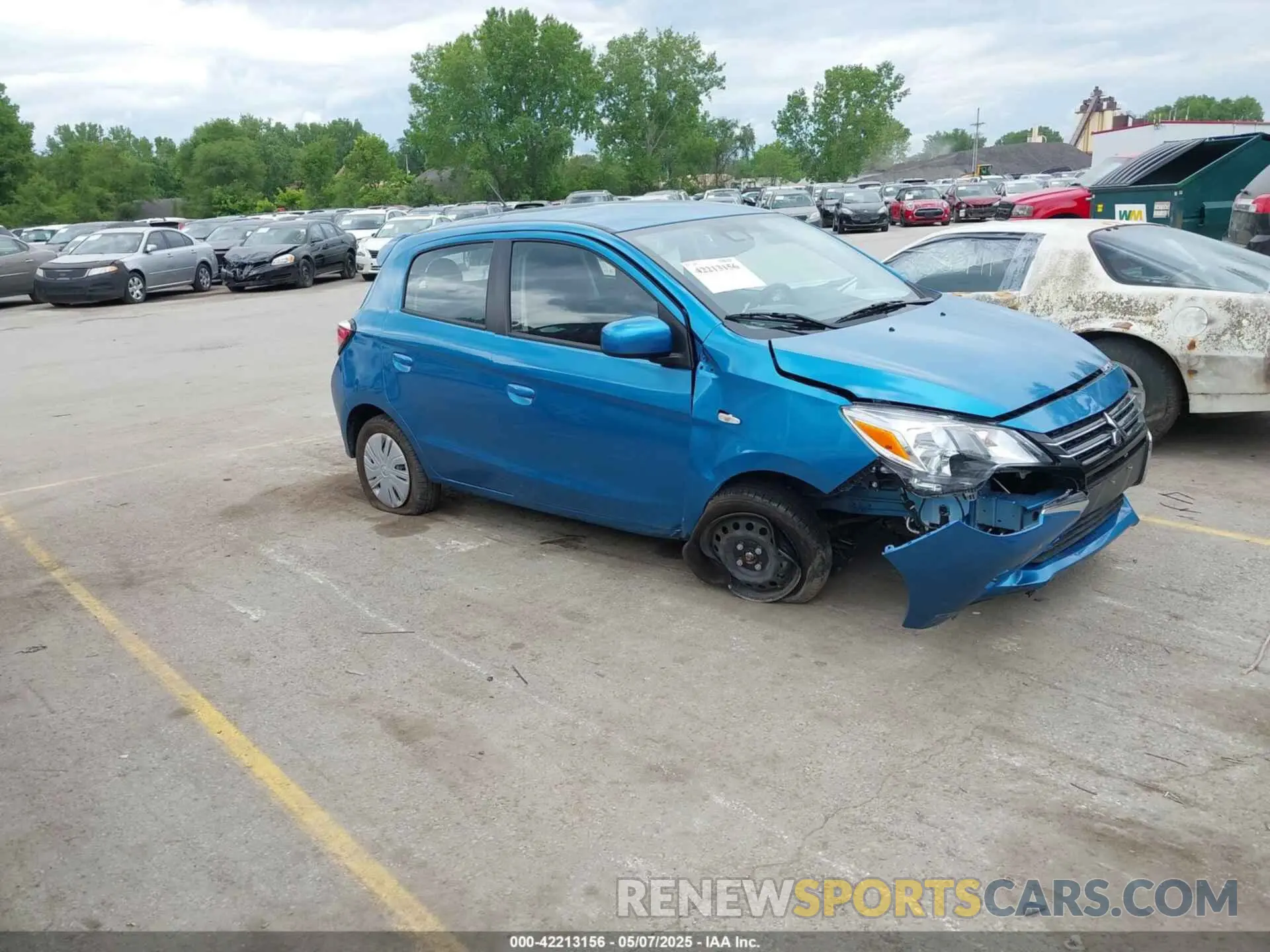 1 fotografías del automóvil dañado ML32AUHJ1RH010483 MITSUBISHI MIRAGE 2024