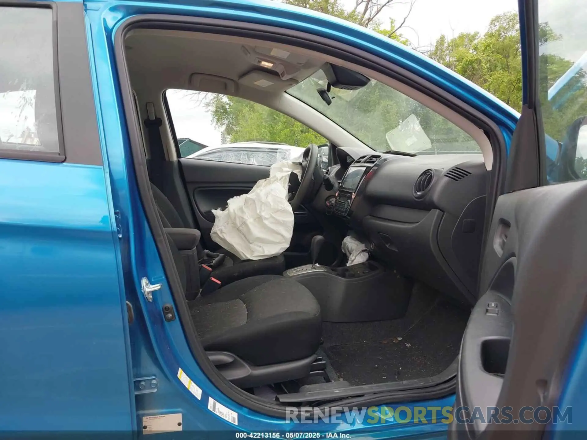 5 fotografías del automóvil dañado ML32AUHJ1RH010483 MITSUBISHI MIRAGE 2024