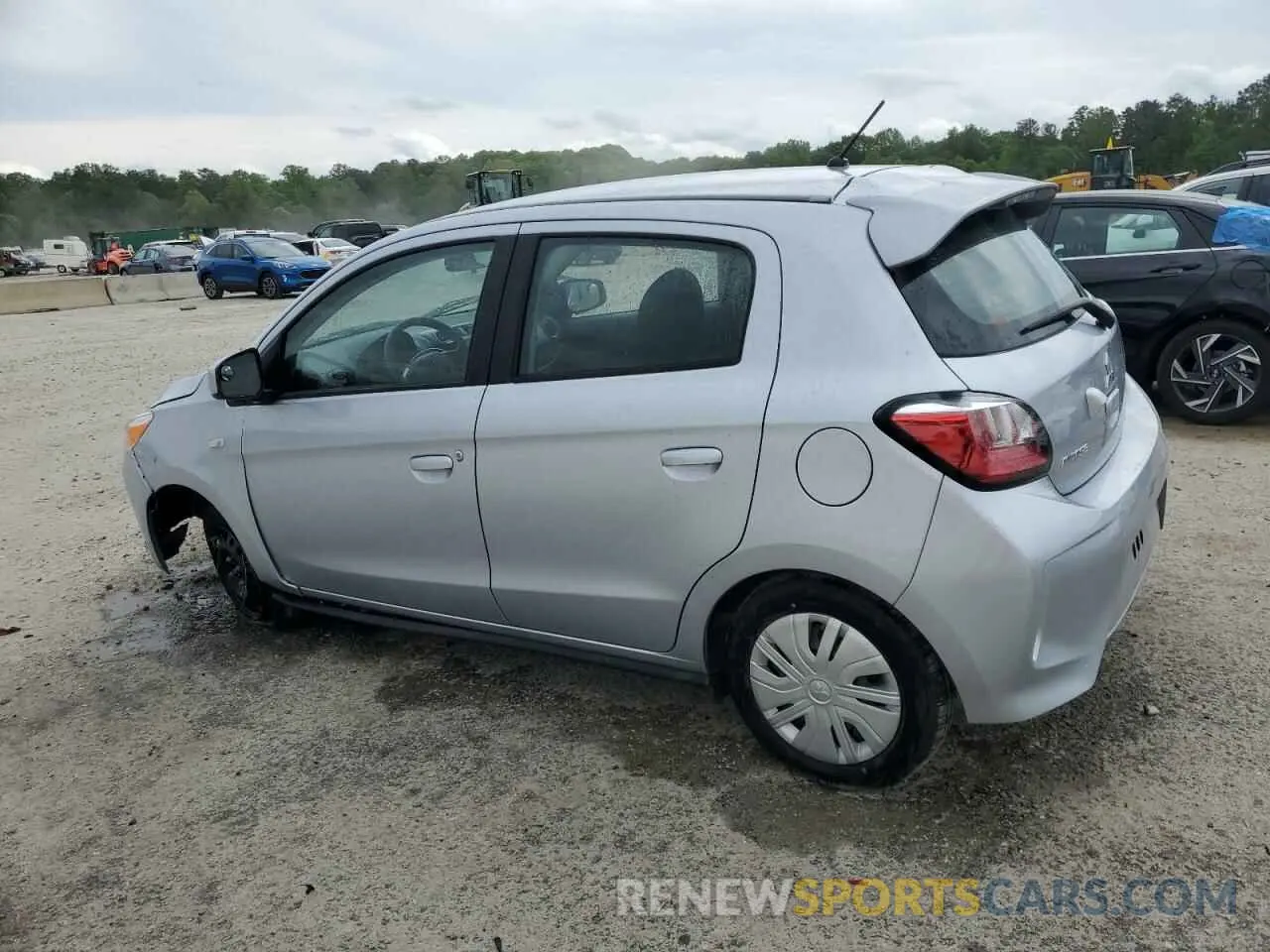 2 fotografías del automóvil dañado ML32AUHJ1RH017269 MITSUBISHI MIRAGE 2024