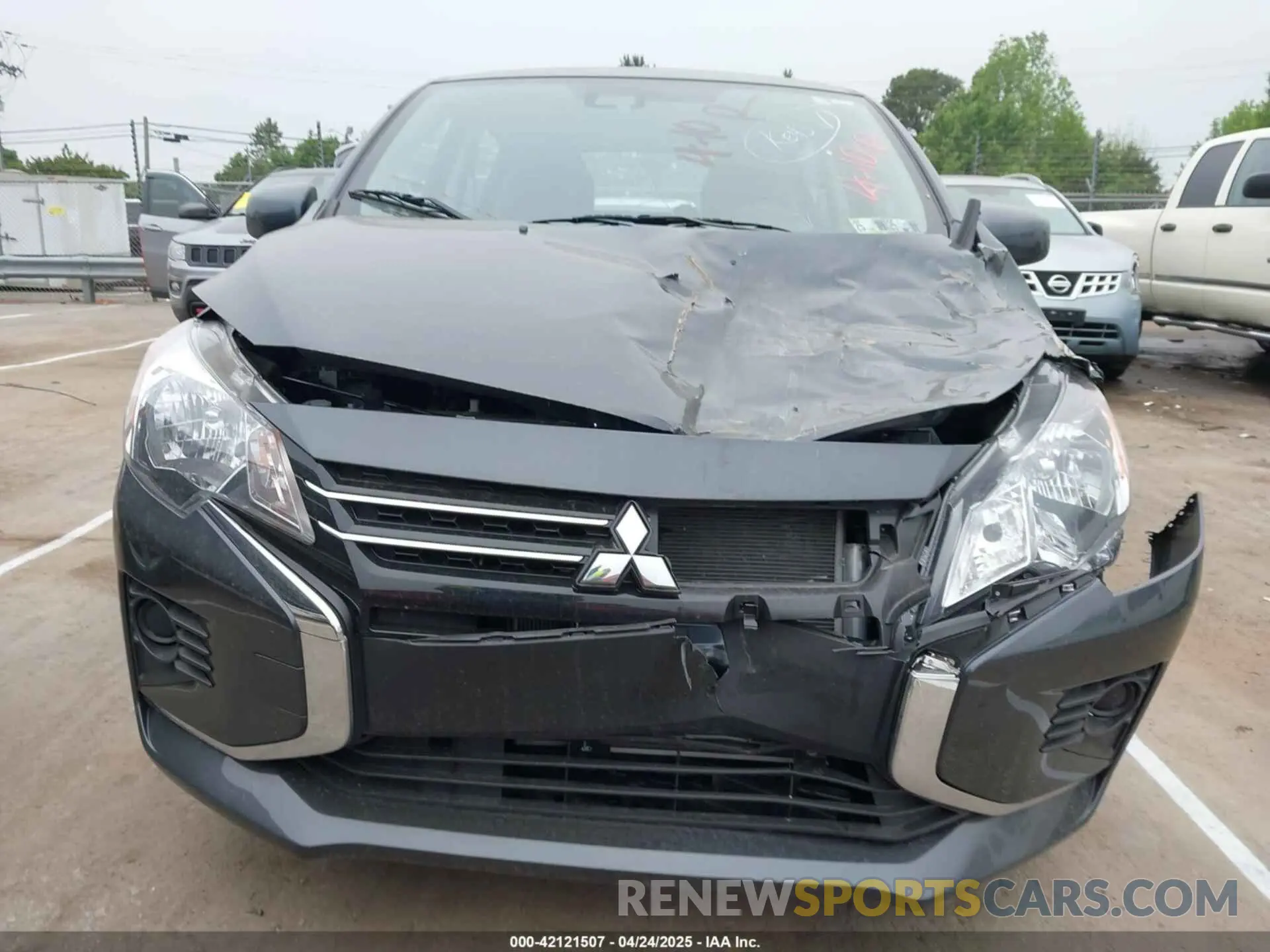 12 fotografías del automóvil dañado ML32AUHJ1RH024822 MITSUBISHI MIRAGE 2024