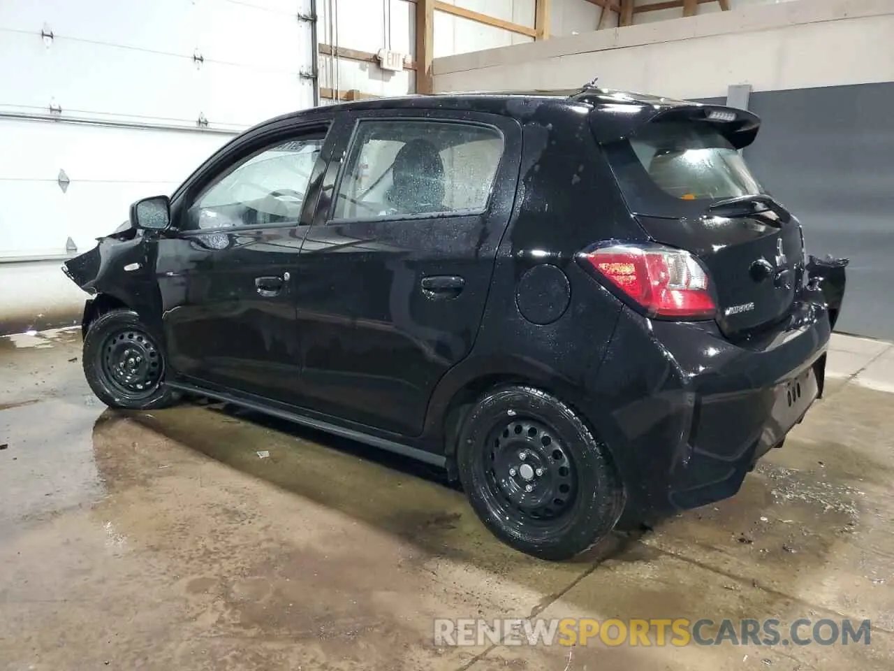 2 fotografías del automóvil dañado ML32AUHJ1RH025520 MITSUBISHI MIRAGE 2024