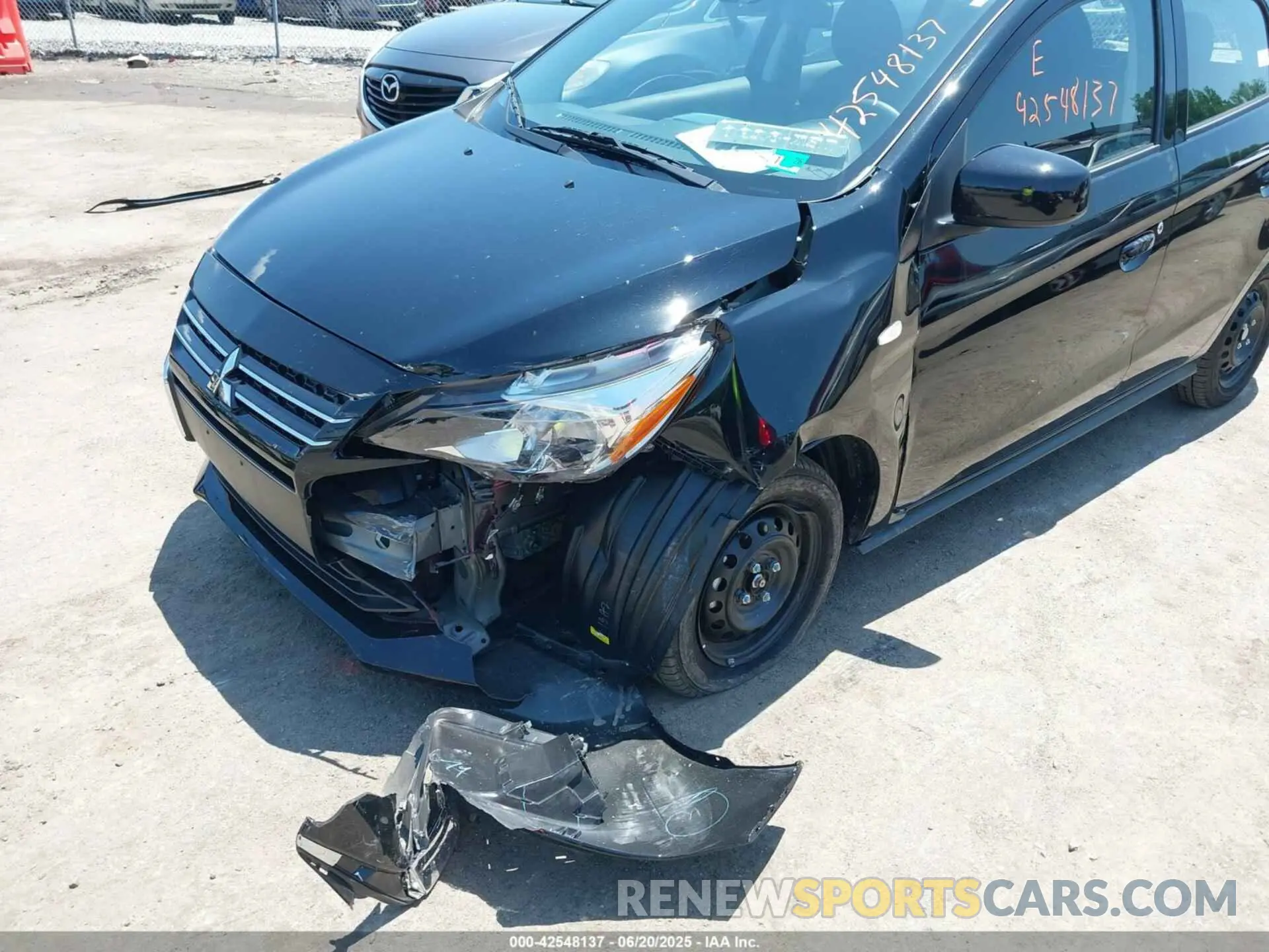 6 fotografías del automóvil dañado ML32AUHJ1RH036971 MITSUBISHI MIRAGE 2024