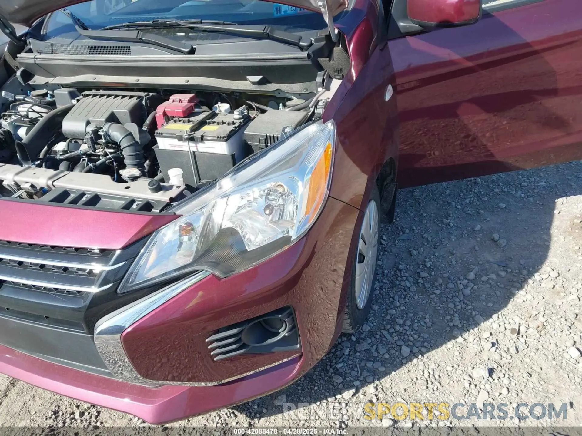 6 fotografías del automóvil dañado ML32AUHJ2RH004188 MITSUBISHI MIRAGE 2024