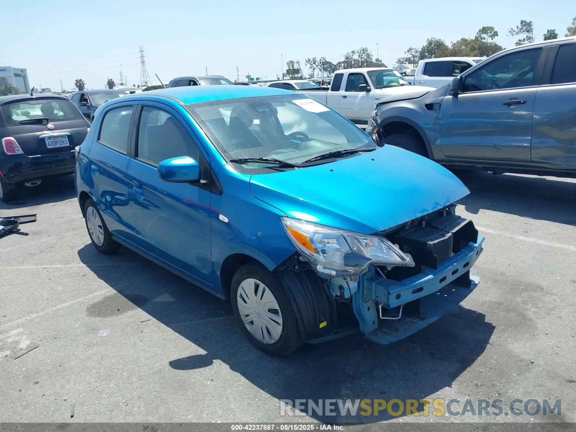 1 fotografías del automóvil dañado ML32AUHJ2RH010587 MITSUBISHI MIRAGE 2024