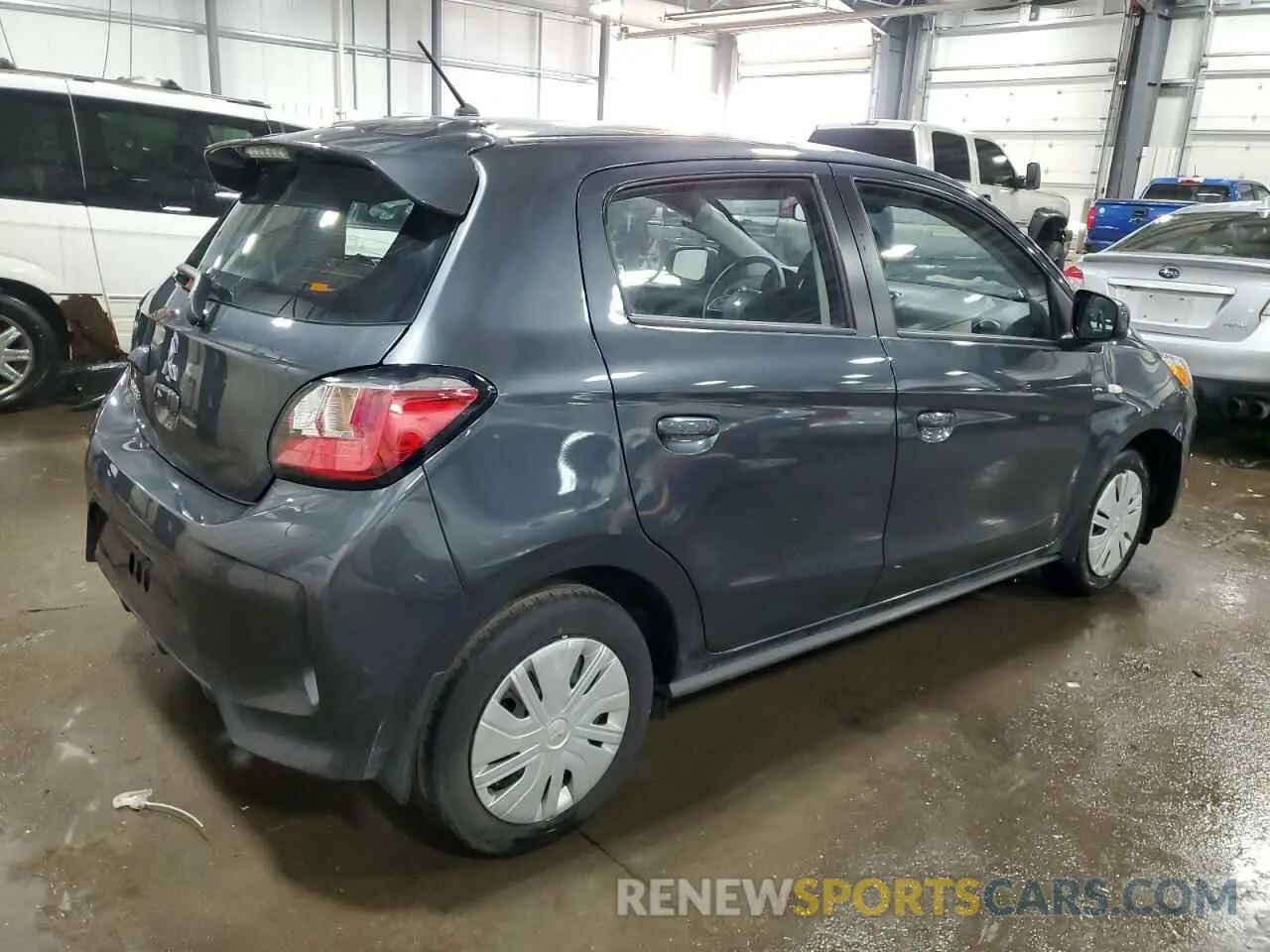 3 fotografías del automóvil dañado ML32AUHJ3RH003440 MITSUBISHI MIRAGE 2024