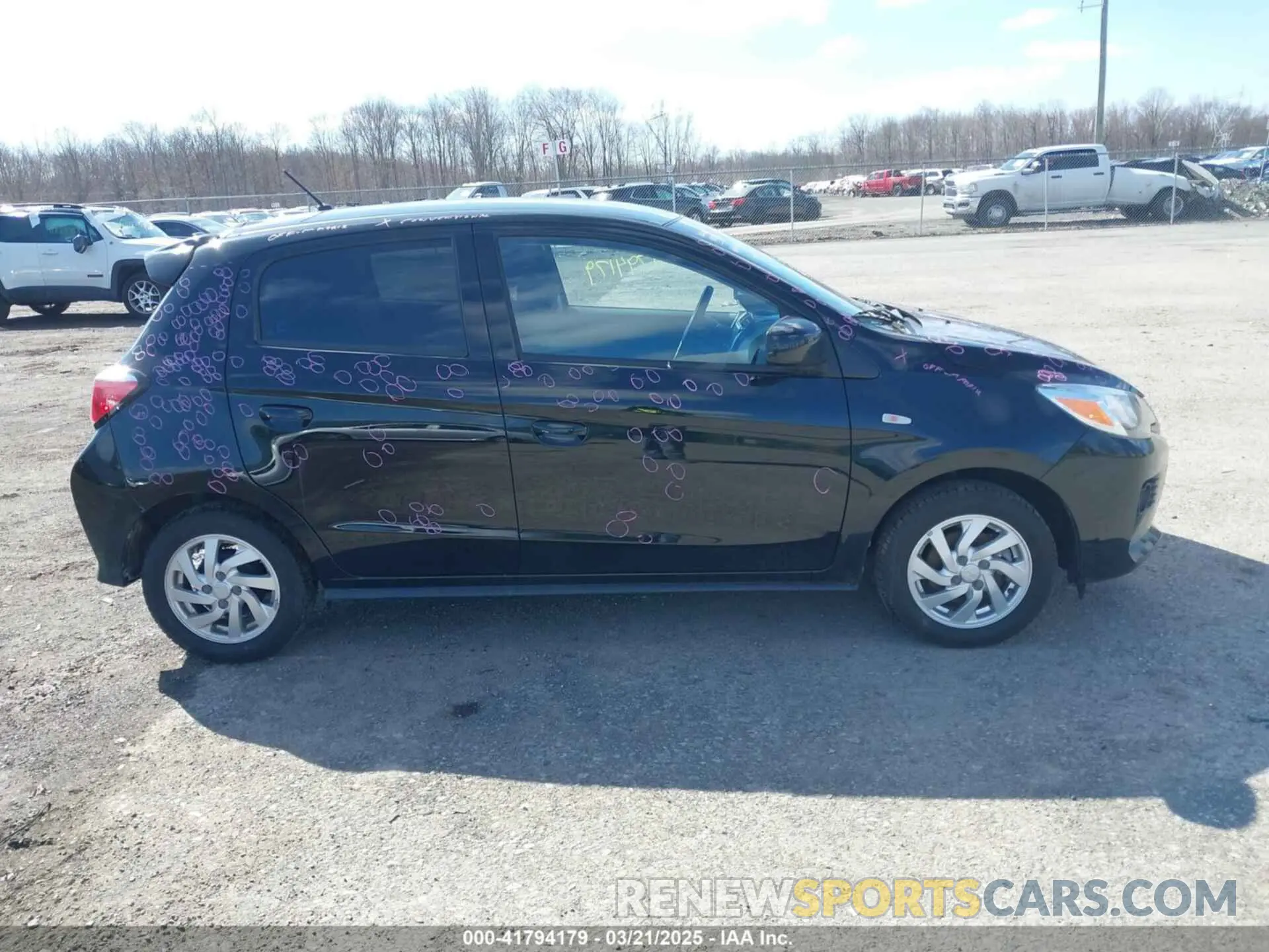 13 fotografías del automóvil dañado ML32AUHJ3RH005771 MITSUBISHI MIRAGE 2024