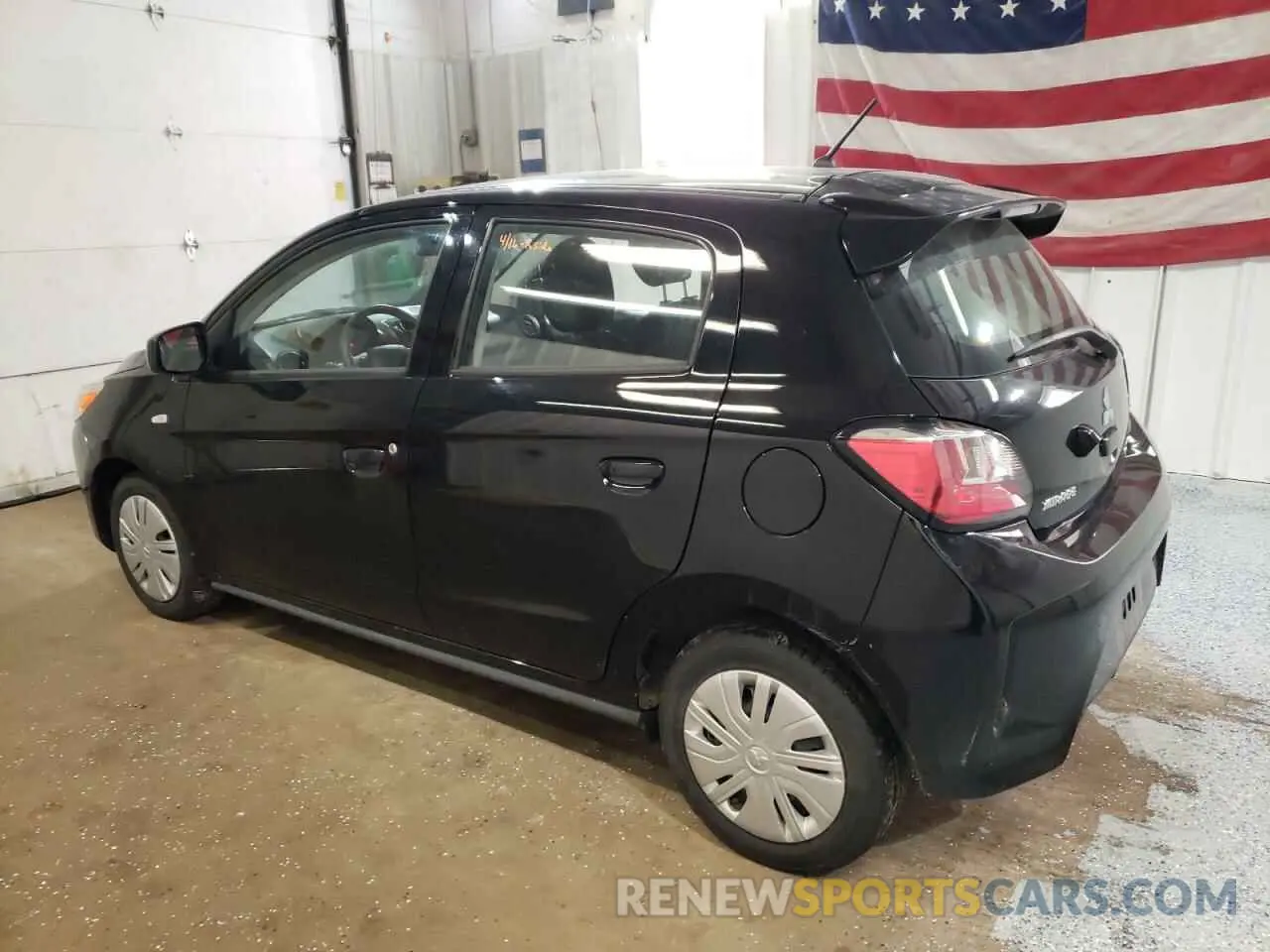 2 fotografías del automóvil dañado ML32AUHJ3RH005947 MITSUBISHI MIRAGE 2024