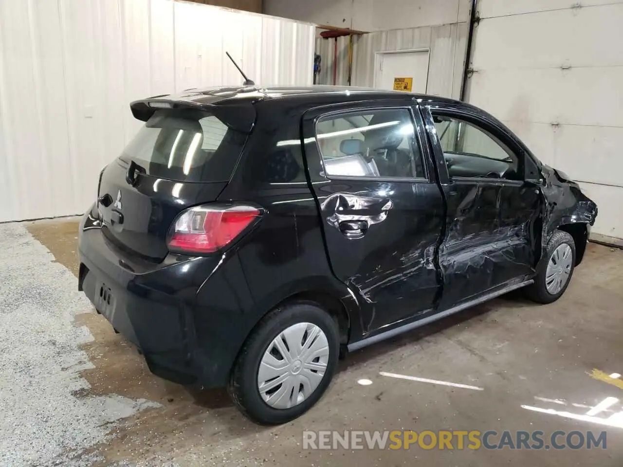 3 fotografías del automóvil dañado ML32AUHJ3RH005947 MITSUBISHI MIRAGE 2024