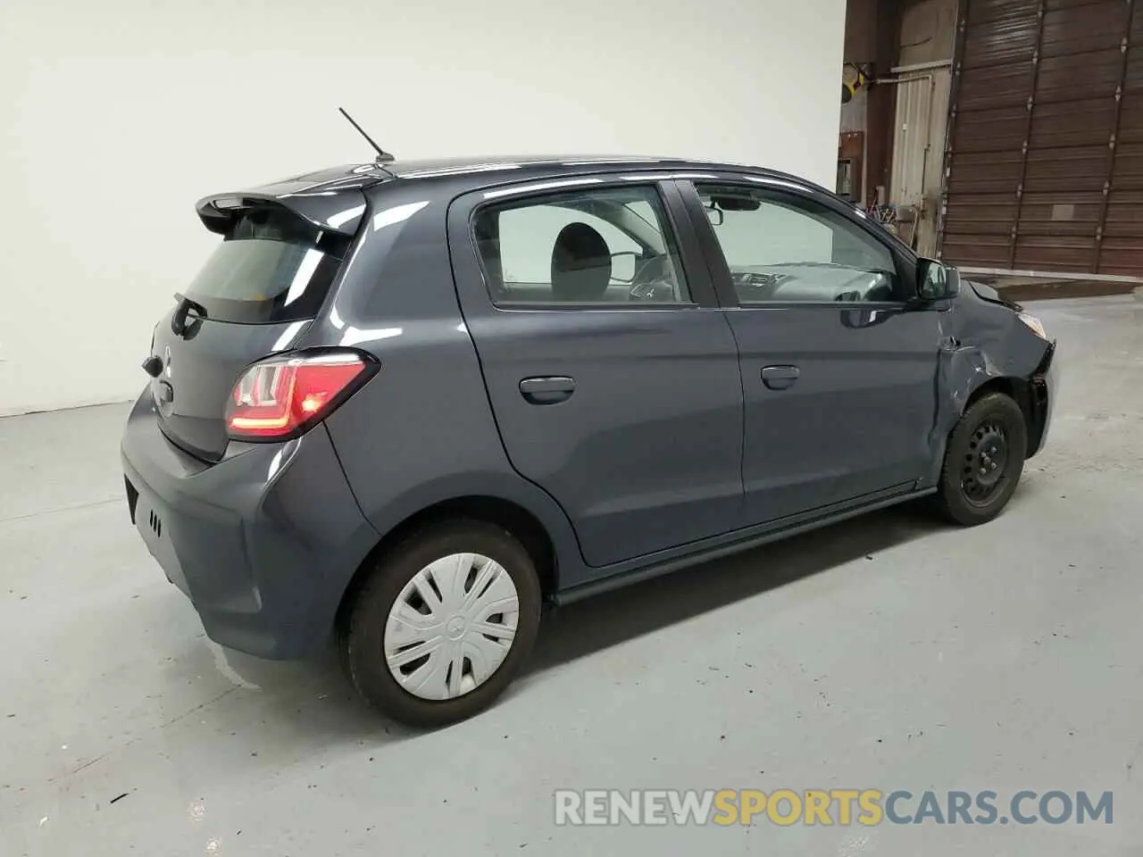 3 fotografías del automóvil dañado ML32AUHJ3RH007360 MITSUBISHI MIRAGE 2024