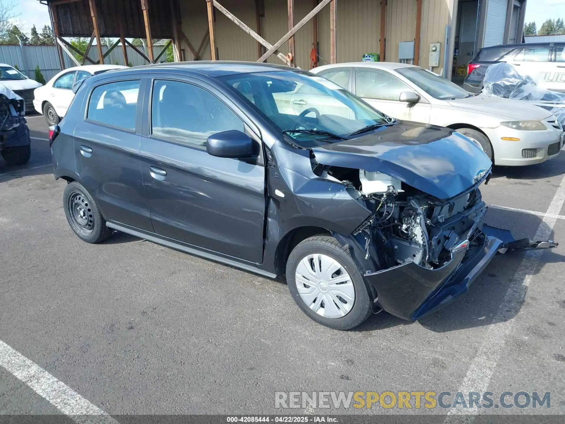 1 fotografías del automóvil dañado ML32AUHJ3RH013336 MITSUBISHI MIRAGE 2024