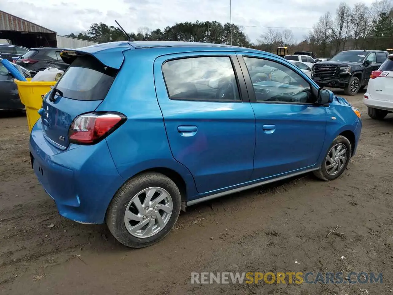3 fotografías del automóvil dañado ML32AUHJ3RH013806 MITSUBISHI MIRAGE 2024