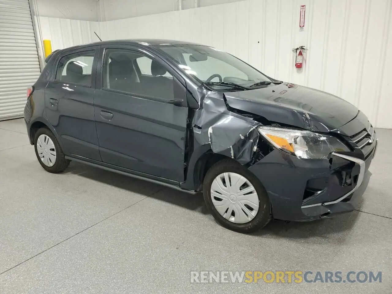 4 fotografías del automóvil dañado ML32AUHJ3RH018830 MITSUBISHI MIRAGE 2024